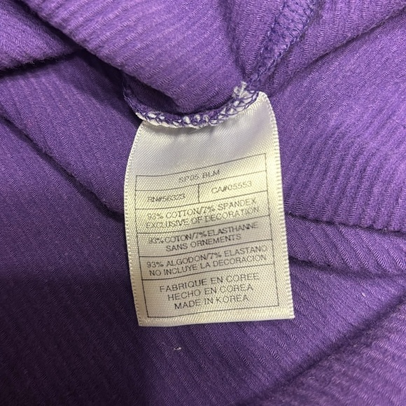 Ladies LSU Athletic Fitted Tank
Size Small Purple - Picture 5 of 6